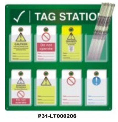 LOCKOUT TAG HOLDER / STATION